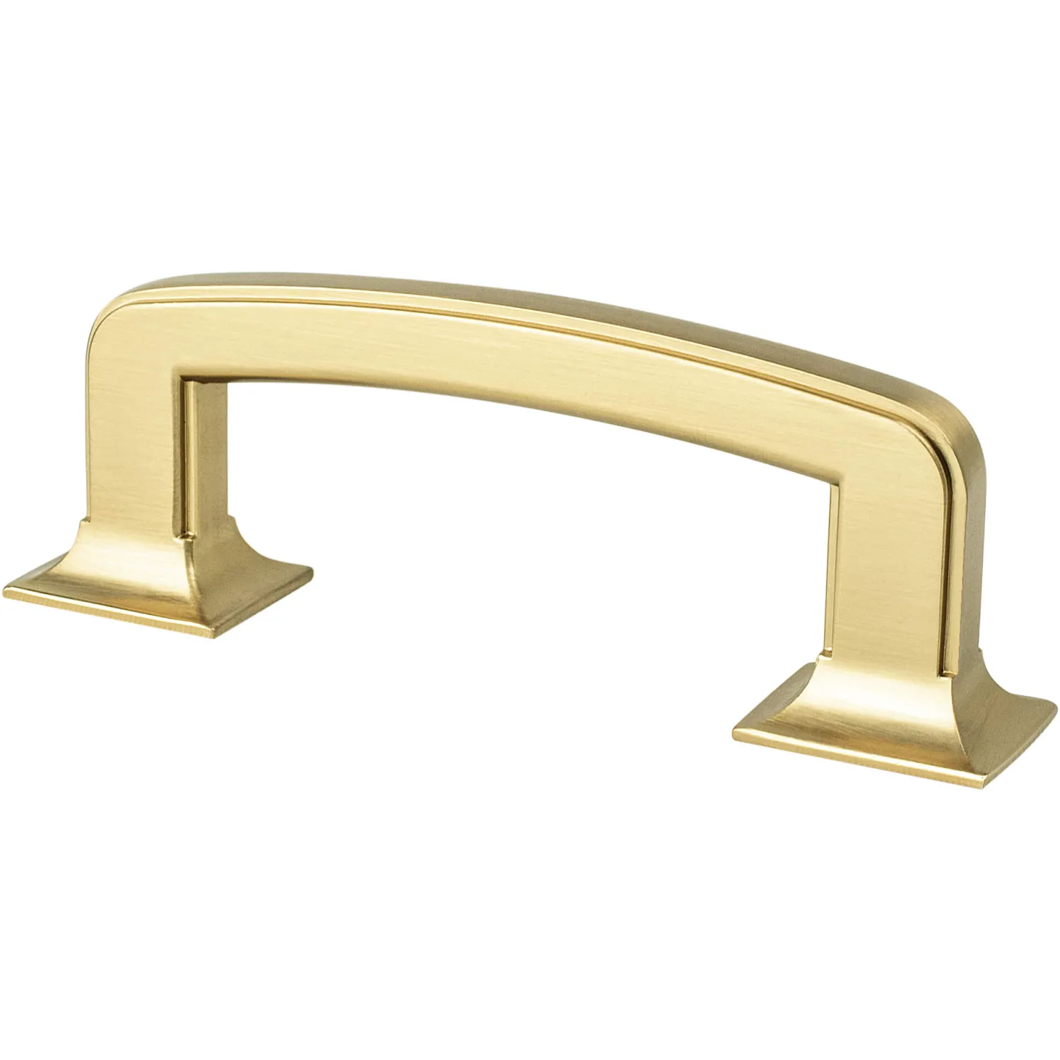 Hot Hearthstone Pull in Modern Brushed Gold Brass & Gold|Cabinet Pulls