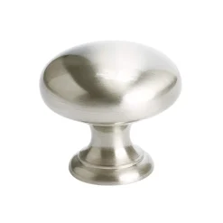 Online Plymouth Knob in Brushed Nickel - Round Knobs|Brushed Nickel Hardware