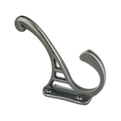 New Prelude Hook in Vintage Nickel Cabinet Pulls|Brushed Nickel Hardware