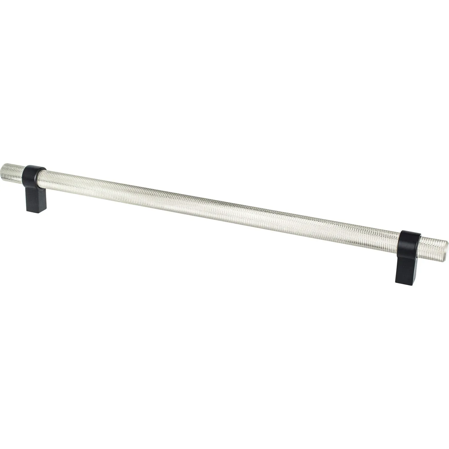 Best Radial Reign Appliance Pull in Brushed Nickel and Matte Black Brushed Nickel Hardware|Mixed Finish Hardware