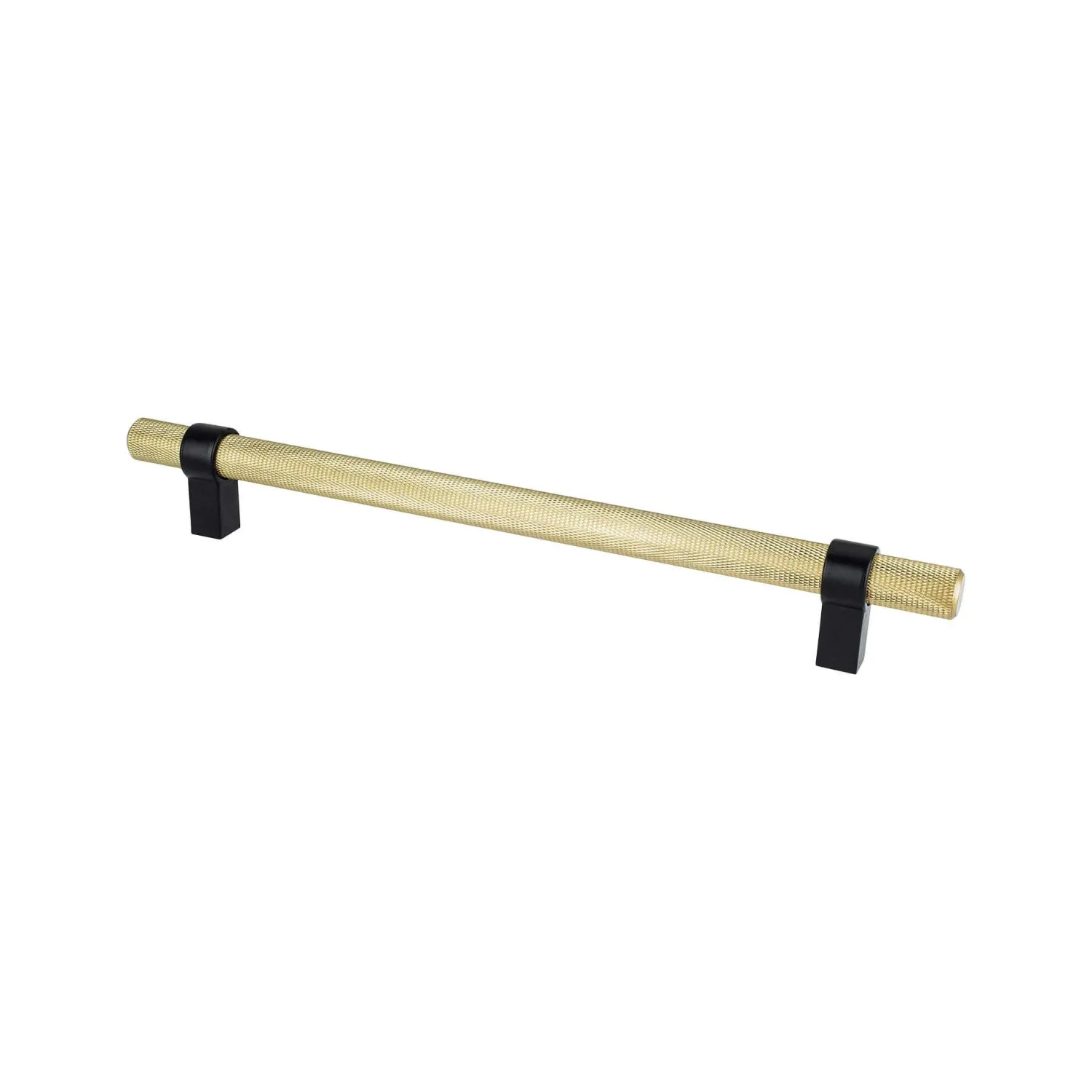 Outlet Radial Reign Appliance Pull in Modern Brushed Gold and Matte Black Brass & Gold|Black & Dark Hardware