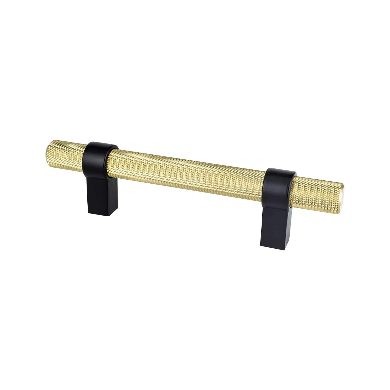 Best Radial Reign Pull in Modern Brushed Gold and Matte Black Cabinet Pulls|Brass & Gold