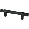 New Radial Reign Pull in Matte Black Cabinet Pulls|Black & Dark Hardware