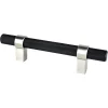 New Radial Reign Pull in Matte Black and Brushed Nickel Cabinet Pulls|Brushed Nickel Hardware