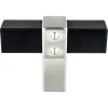 Discount Rivet Rebel Knob in Matte Black and Brushed Nickel Brushed Nickel Hardware|Black & Dark Hardware