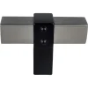 Online Rivet Rebel Knob in Slate and Matte Black Knobs|Black & Dark Hardware