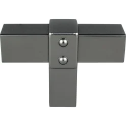 Discount Rivet Rebel Knob in Slate Knobs|Black & Dark Hardware