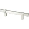 Rivet Rebel Pull in Brushed Nickel Cabinet Pulls|Brushed Nickel Hardware