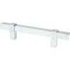 Clearance Rivet Rebel Pull in Polished Chrome Cabinet Pulls|Chrome Hardware