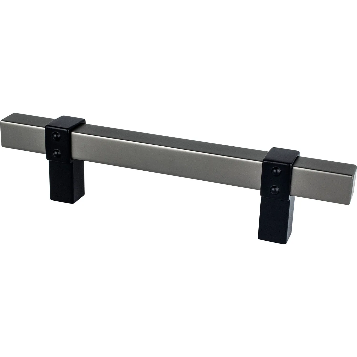 Rivet Rebel Pull in Slate and Matte Black Cabinet Pulls|Black & Dark Hardware
