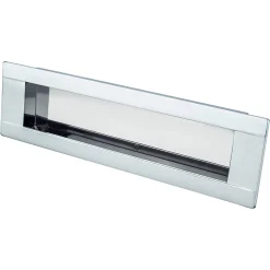 Outlet Seize Recess Pull in Polished Chrome Cabinet Pulls|Chrome Hardware