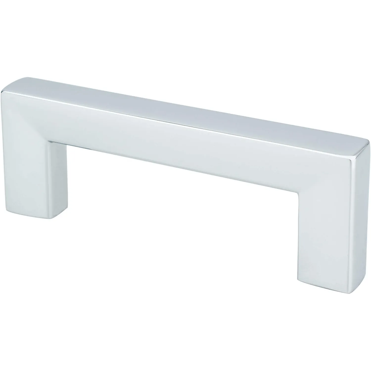 Discount Square Pull in Polished Chrome - Square Cabinet Pulls|Chrome Hardware