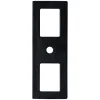 Best Statler Backplate in Matte Black Cabinet Pulls|Black & Dark Hardware