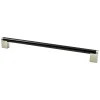 New Studio Remix Appliance Pull in Matte Black and Brushed Nickel Brushed Nickel Hardware|Mixed Finish Hardware