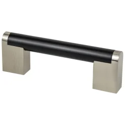 Best Studio Remix Pull in Matte Black and Brushed Nickel Cabinet Pulls|Brushed Nickel Hardware
