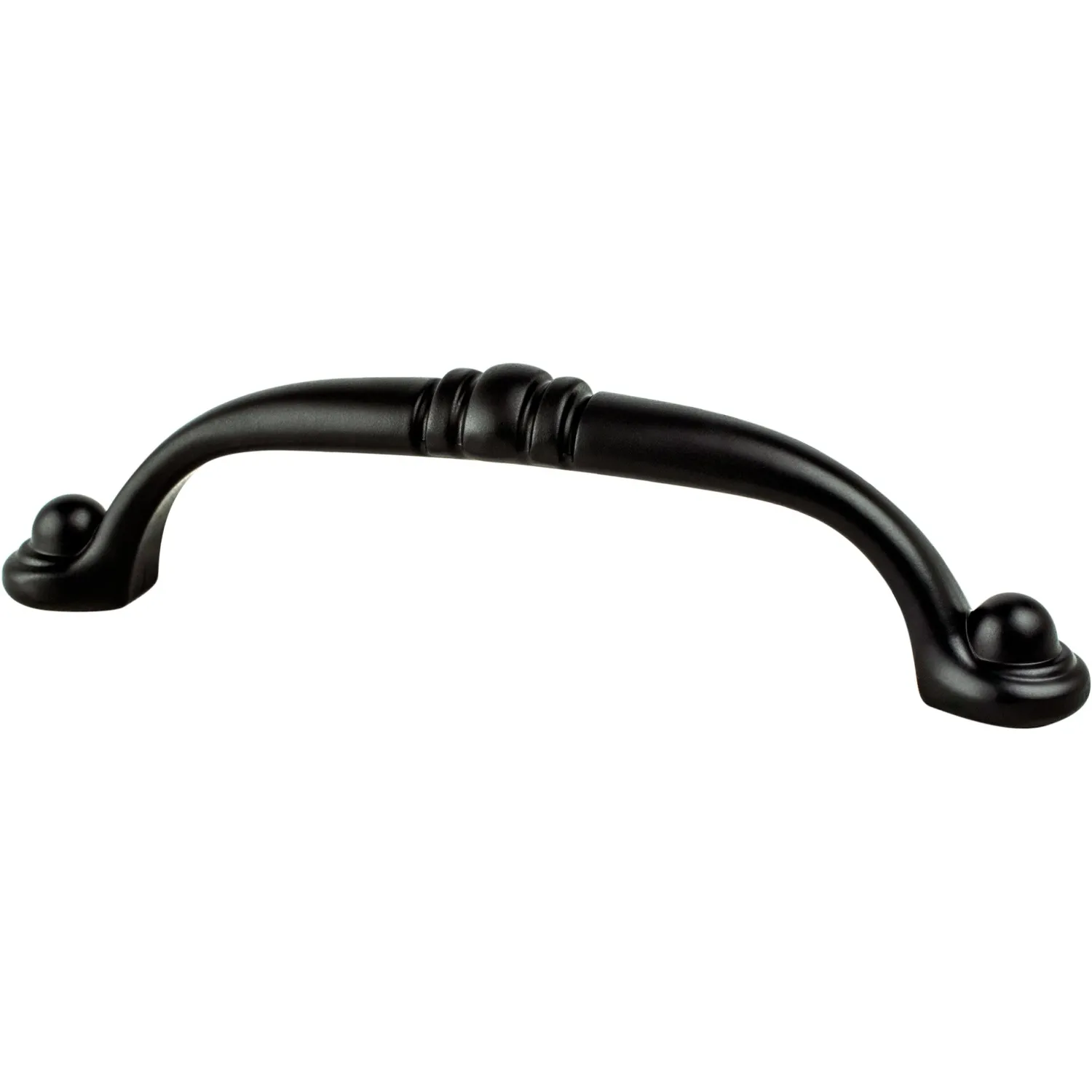 Traditional Advantage Three Pull in Matte Black Cabinet Pulls|Black & Dark Hardware