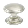 Best Traditional Advantage Two Knob in Brushed Nickel Knobs|Brushed Nickel Hardware