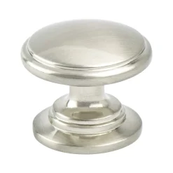 Best Traditional Advantage Two Knob in Brushed Nickel Knobs|Brushed Nickel Hardware