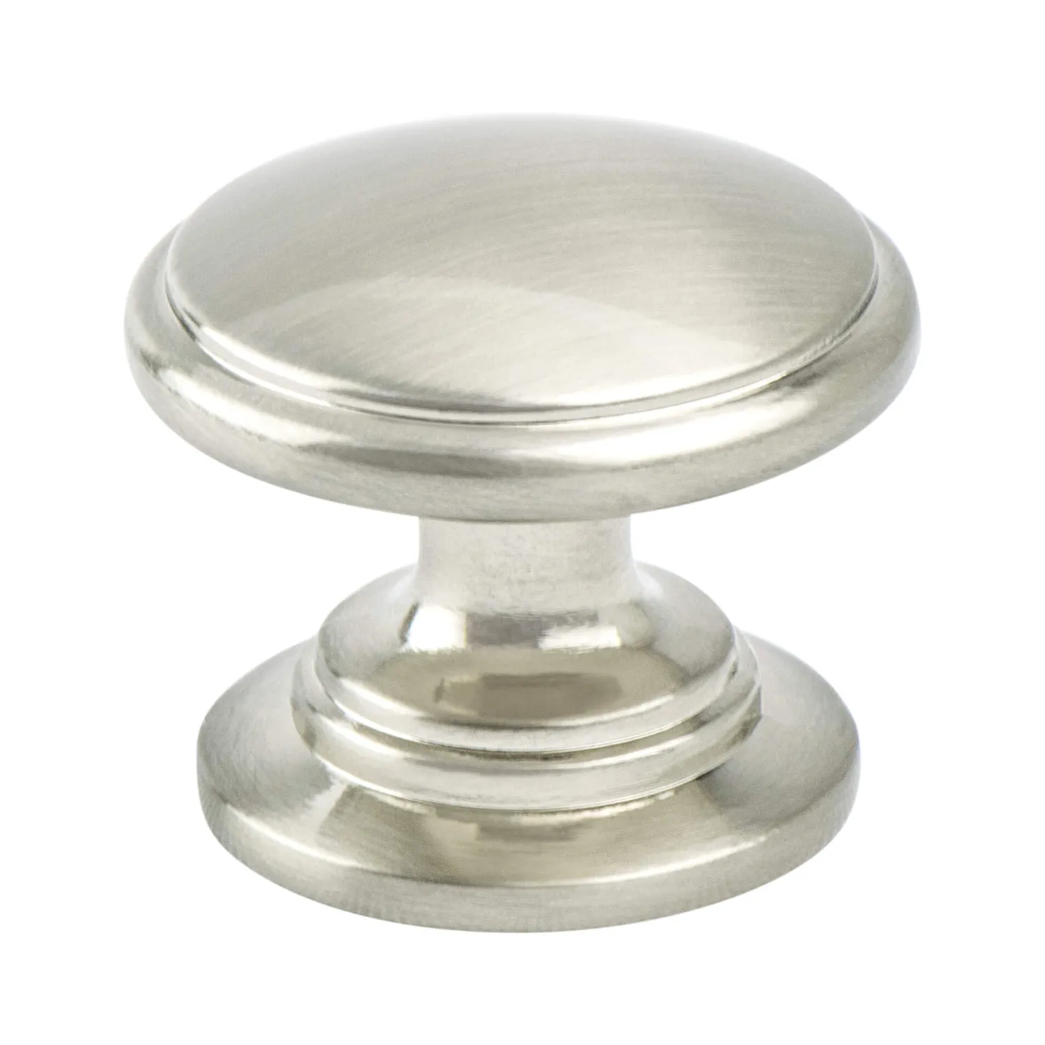 Best Traditional Advantage Two Knob in Brushed Nickel Knobs|Brushed Nickel Hardware