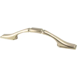 Sale Traditional Advantage One Pull in Champagne - Square Brass & Gold|Cabinet Pulls