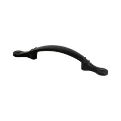 Hot Traditional Advantage Four Pull in Matte Black Cabinet Pulls|Black & Dark Hardware