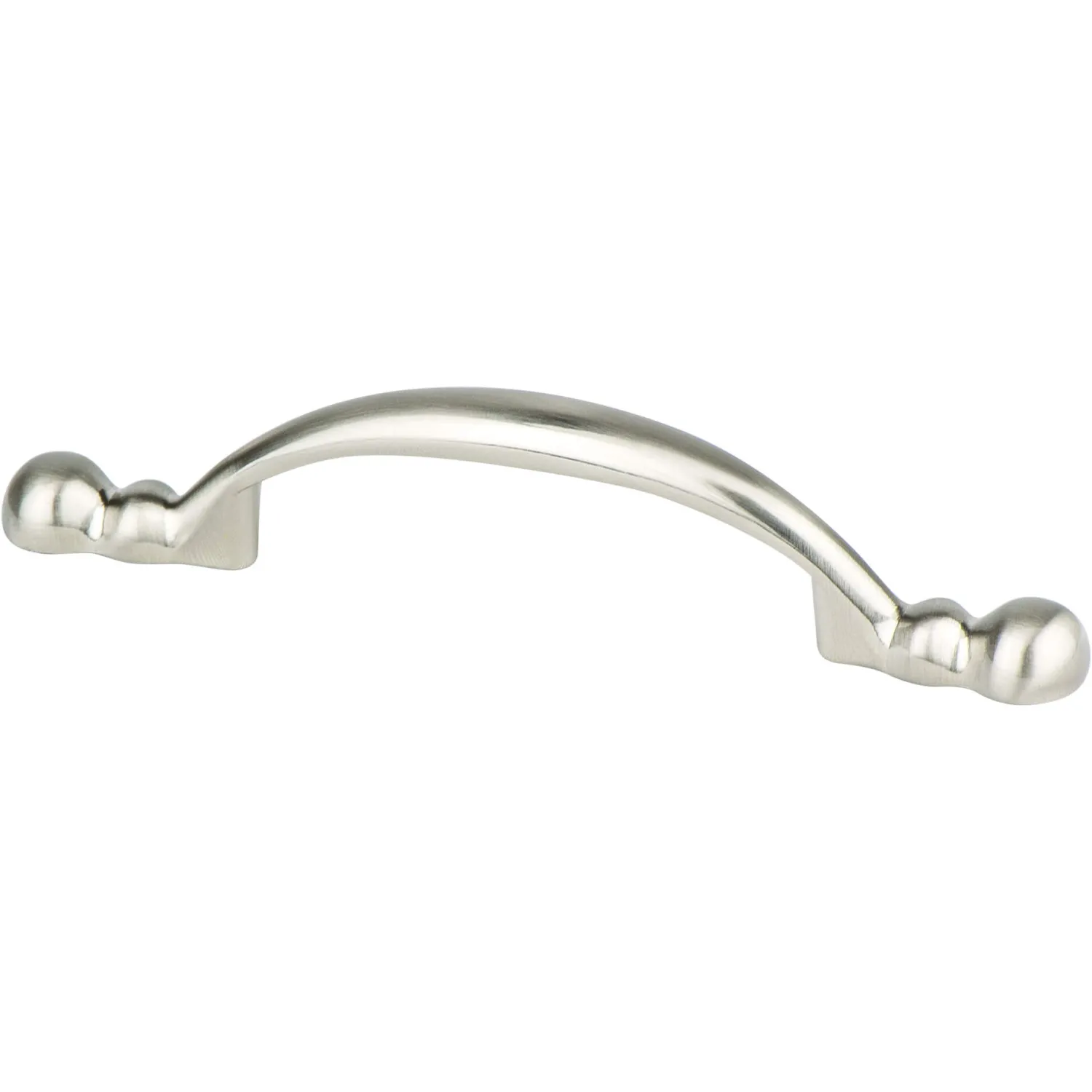 Traditional Advantage Four Pull in Brushed Nickel - Round Cabinet Pulls|Brushed Nickel Hardware