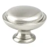 New Traditional Advantage One Knob in Brushed Nickel Knobs|Brushed Nickel Hardware