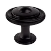 Best Traditional Advantage Three Knob in Matte Black Knobs|Black & Dark Hardware