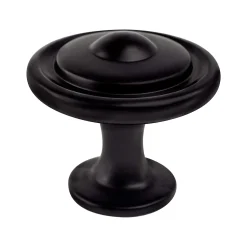 Best Traditional Advantage Three Knob in Matte Black Knobs|Black & Dark Hardware