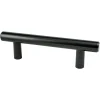 Transitional Advantage Two Pull in Black Cabinet Pulls|Black & Dark Hardware