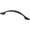 New Transitional Advantage Three Pull in Matte Black - Round Cabinet Pulls|Black & Dark Hardware
