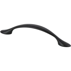 New Transitional Advantage Three Pull in Matte Black - Round Cabinet Pulls|Black & Dark Hardware