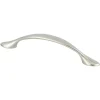 Online Transitional Advantage Three Pull in Brushed Nickel - Round Cabinet Pulls|Brushed Nickel Hardware