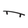 Best Transitional Advantage One Pull in Matte Black Cabinet Pulls|Black & Dark Hardware