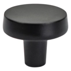 Sale Transitional Advantage Four Knob in Matte Black Knobs|Black & Dark Hardware