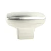 New Transitional Advantage One Knob in Brushed Nickel - Round Knobs|Brushed Nickel Hardware