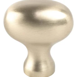 Online Transitional Advantage Three Knob in Champagne Brass & Gold|Knobs