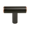 Sale Transitional Advantage Two Knob in Verona Bronze Knobs|Cabinet Knobs