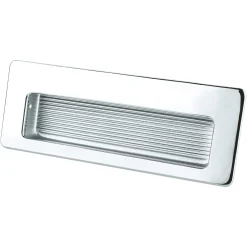 Zurich Recess Pull in Polished Chrome Cabinet Pulls|Chrome Hardware