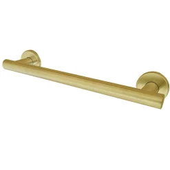 Clearance Berwyn 16" Stainless Steel Grab Bar in Brushed Brass Grab Bars