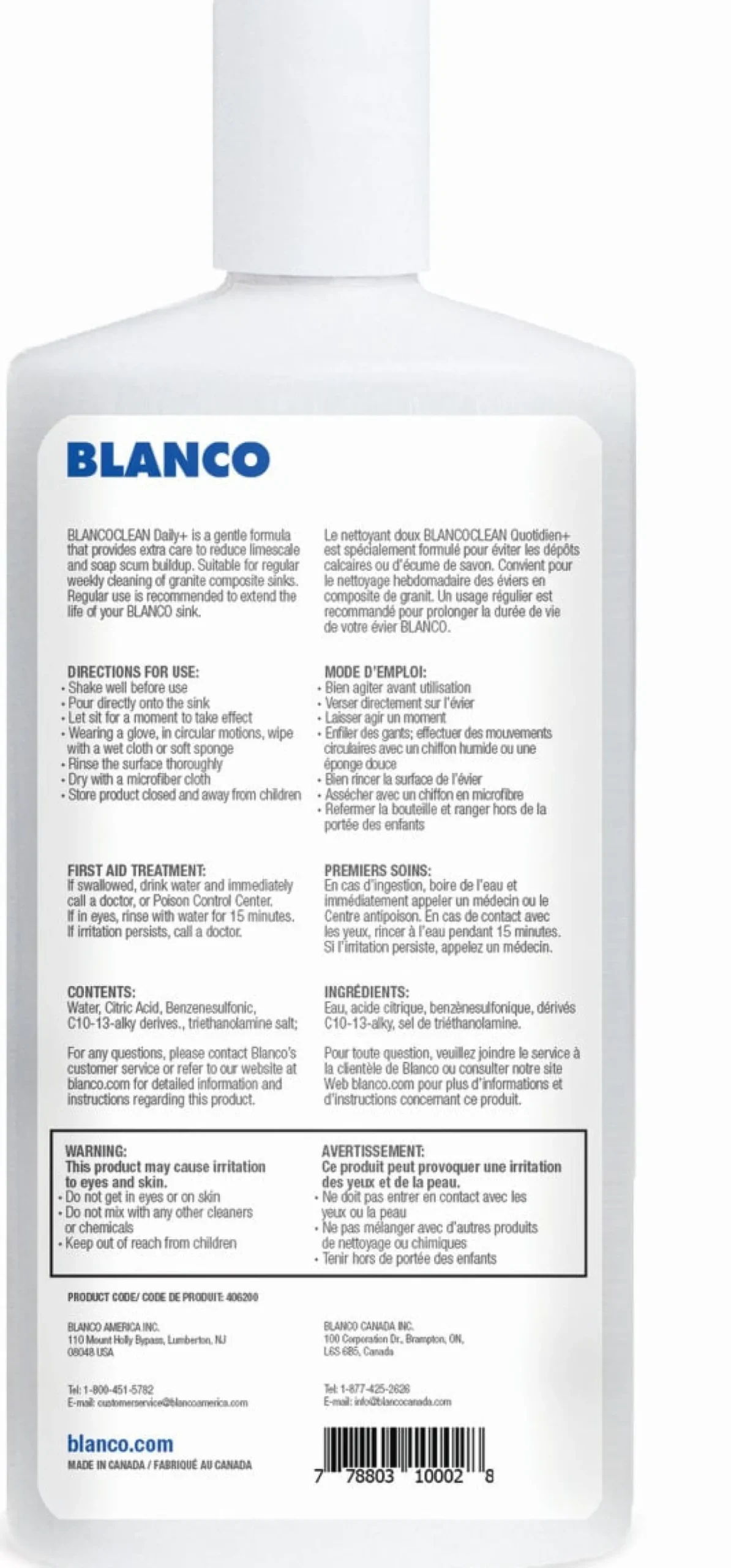 Outlet CLEAN Daily+ Cleaner for Sinks Maintenance & Installation