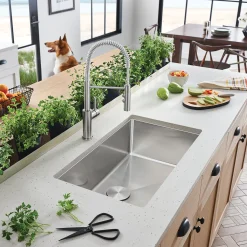 Discount Cuvee R15 32" Undermount Single Bowl Kitchen Sink Stainless Steel Sinks|Single Bowl Sinks