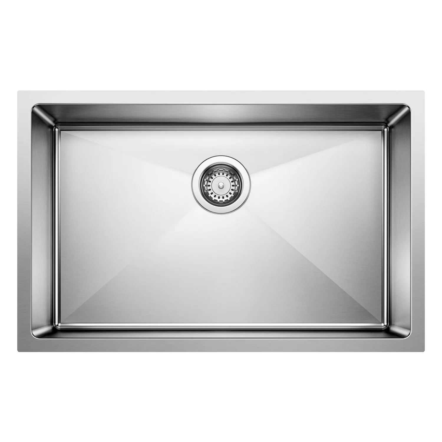 Best Cuvee Small Radius 28" Single Bowl Stainless Kitchen Sink Stainless Steel Sinks|Single Bowl Sinks