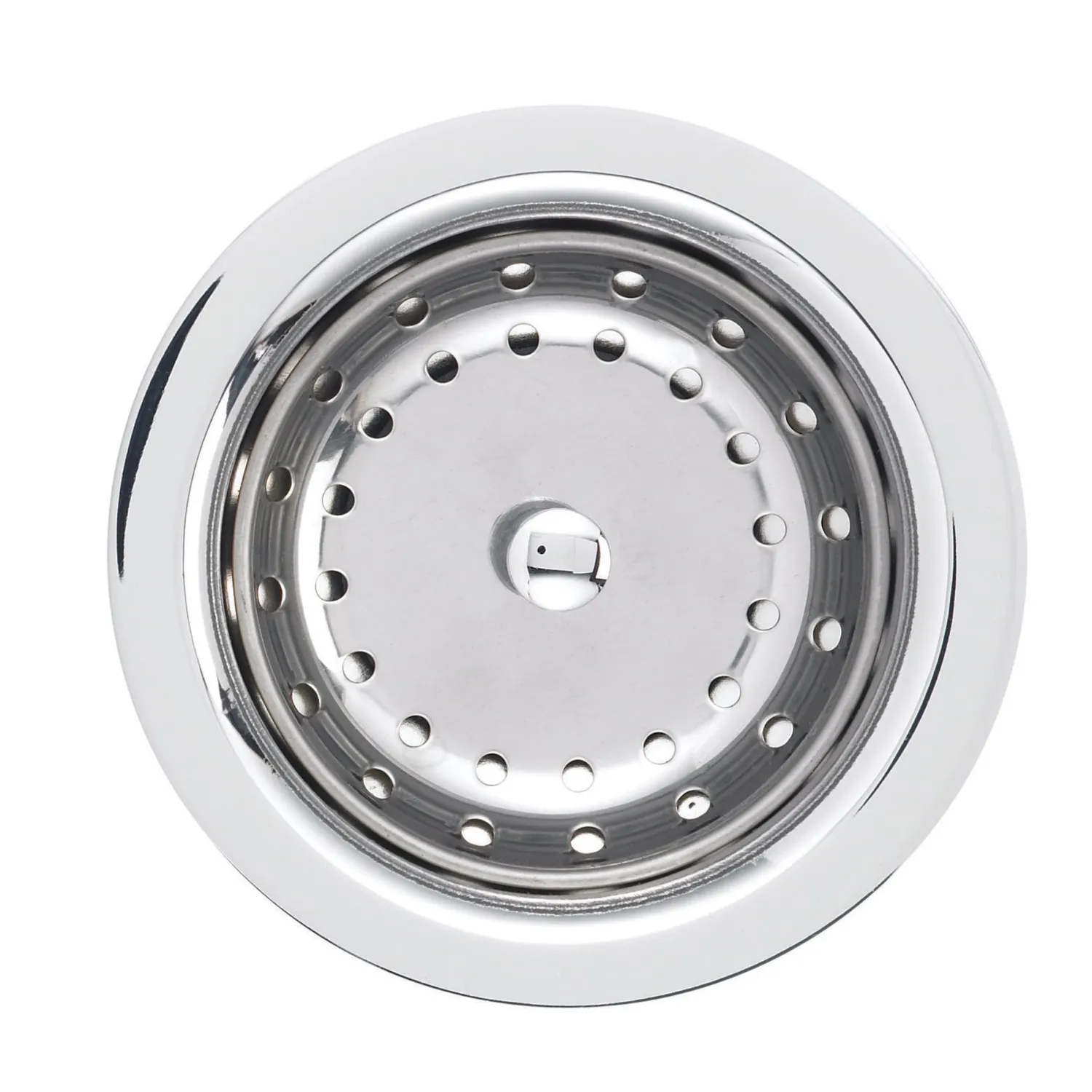 Clearance Deluxe Chrome Steel Strainer Sink Drains, Disposer Flanges & Air Gaps
