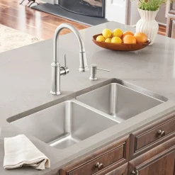 Clearance Formera 33" 60/40 Double Bowl Undermount Kitchen Sink Stainless Steel Sinks|Double Bowl Sinks
