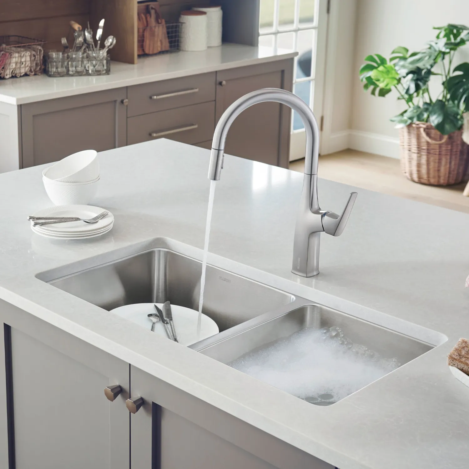 Clearance Formera 33" 60/40 Double Bowl Undermount Kitchen Sink Stainless Steel Sinks|Double Bowl Sinks