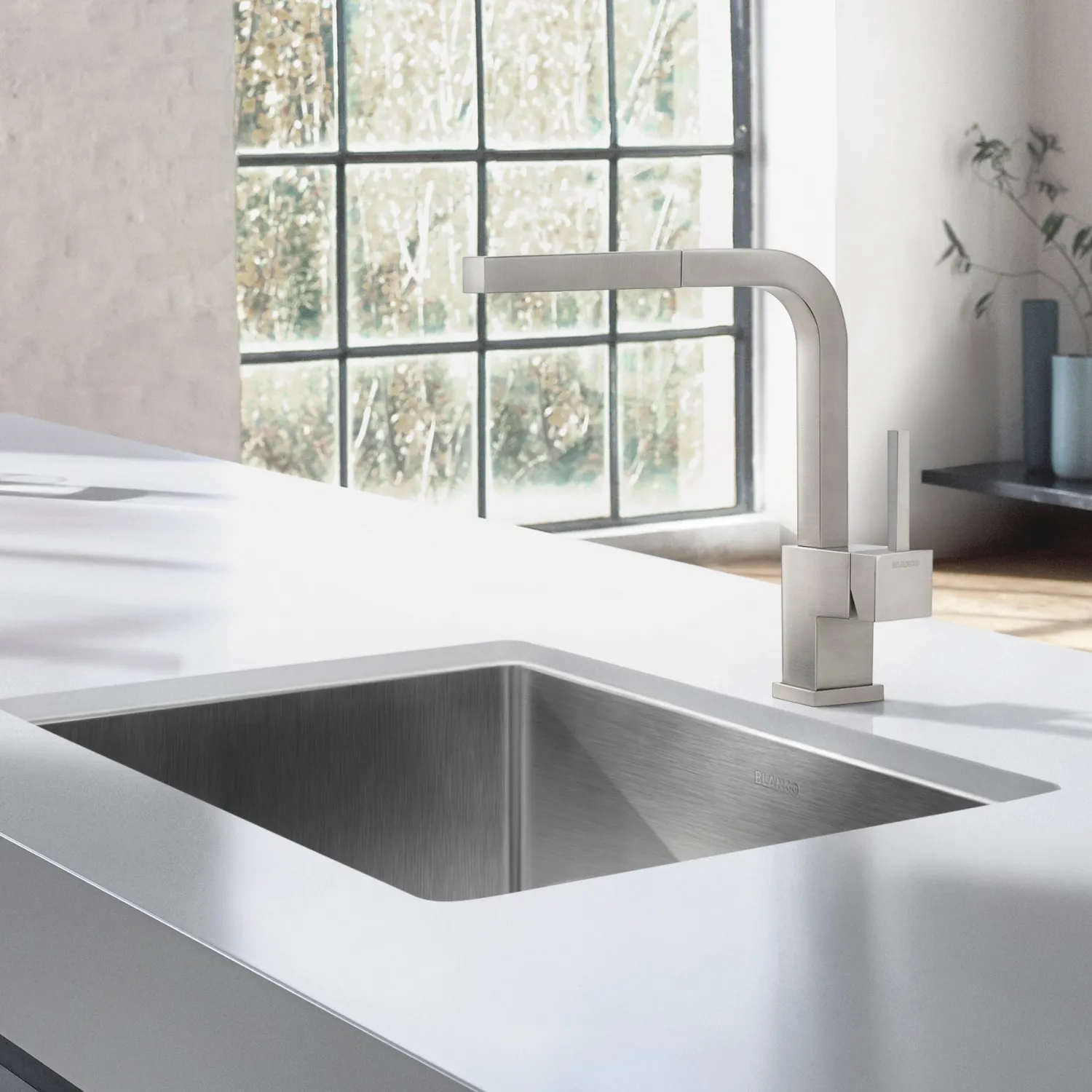 Clearance Quatrus 25" Undermount Small Radius Single Bowl Kitchen Sink Stainless Steel Sinks|Single Bowl Sinks