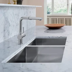 Stainless Precision 33" 60/40 Double Bowl Kitchen Sink Stainless Steel Sinks|Double Bowl Sinks