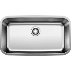 New Stellar 32" Super Single Bowl Stainless Steel Kitchen Sink Stainless Steel Sinks|Single Bowl Sinks
