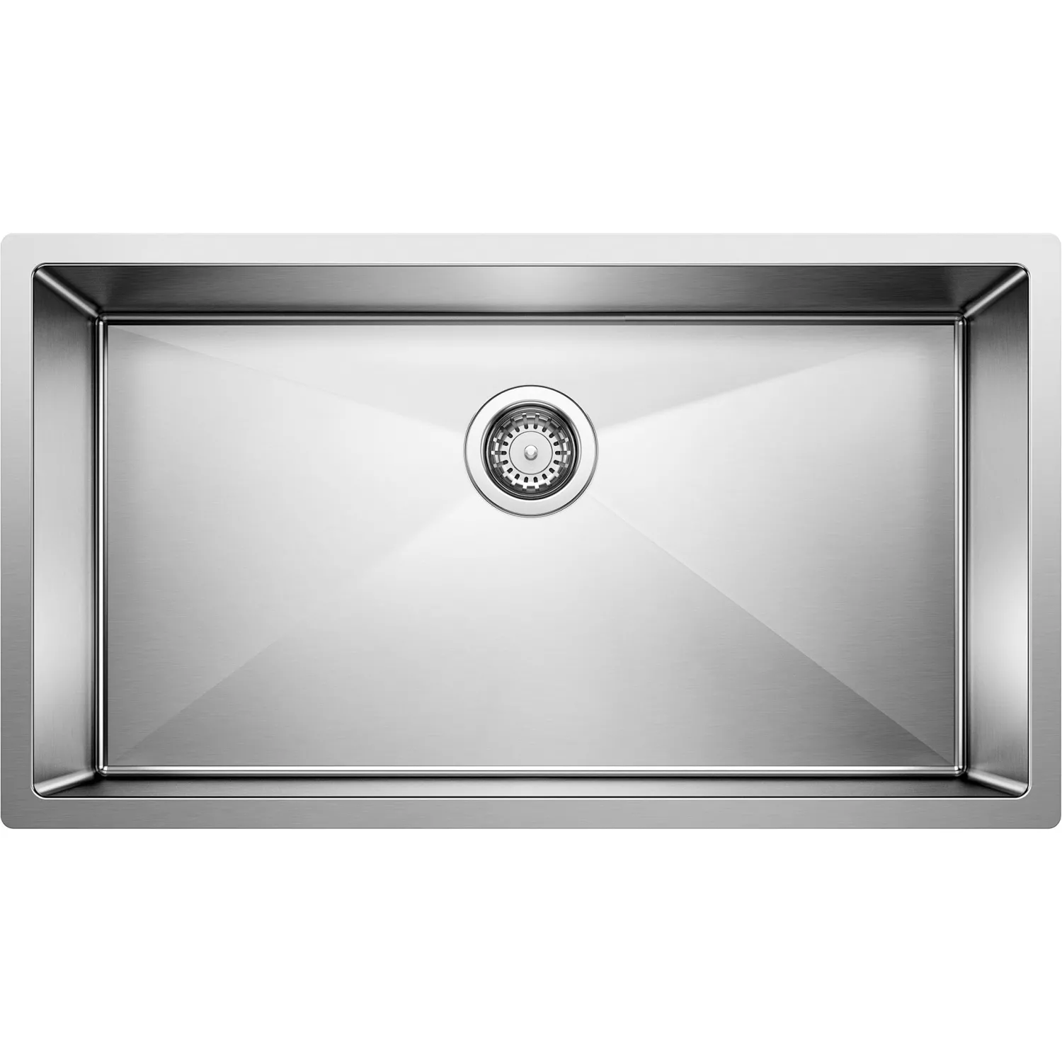 Outlet 32" Undermount R10 Stainless Steel Single Bowl Kitchen Sink Stainless Steel Sinks|Single Bowl Sinks